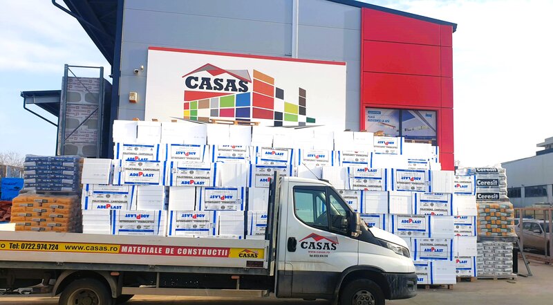 Sofer camioneta depozit materiale de constructii